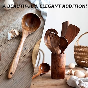 CoreSet™ 9-Piece Acacia Utensil Collection