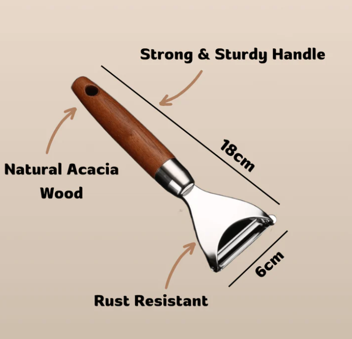 SmoothPeel™ Acacia Precision Peeler