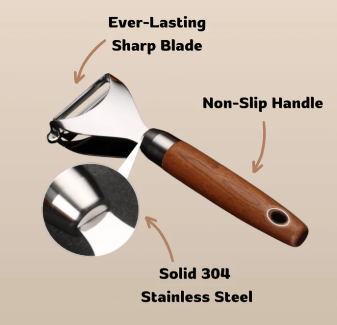 SmoothPeel™ Acacia Precision Peeler