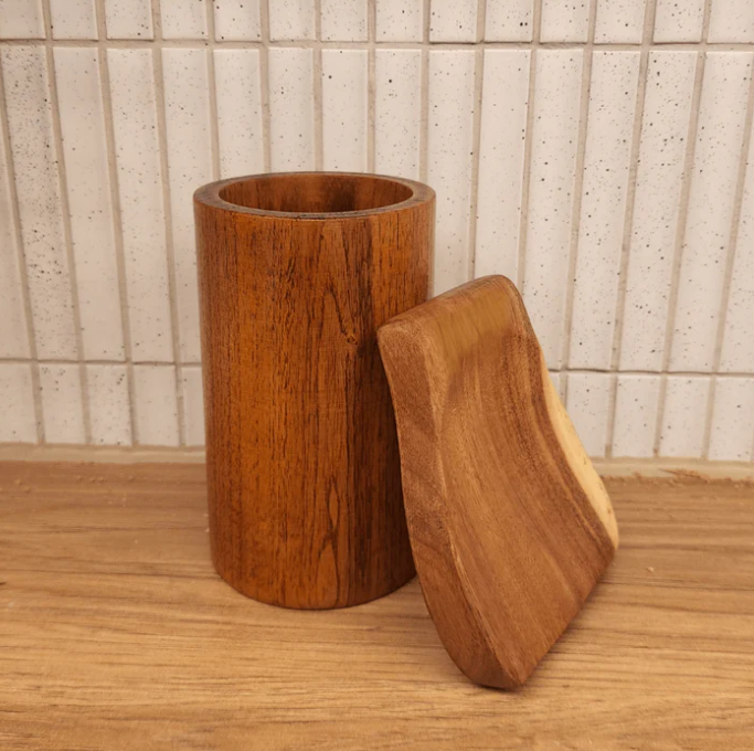 BenchBase™ Acacia Utensil Holder & Spoon Rest