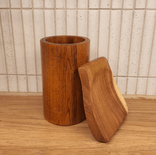 BenchBase™ Acacia Utensil Holder & Spoon Rest
