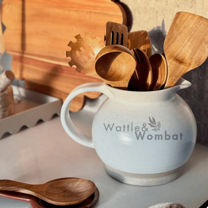 CoreSet™ 9-Piece Acacia Utensil Collection